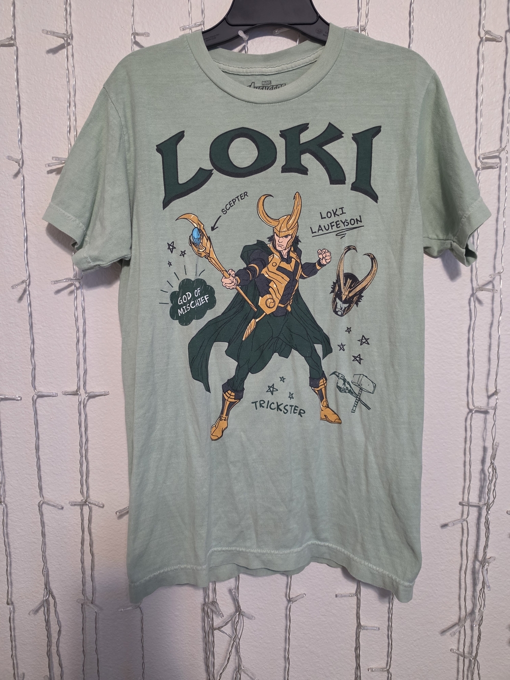 Marvel Loki Doodle Icons Small T-Shirt BoxLunch Exclusive
